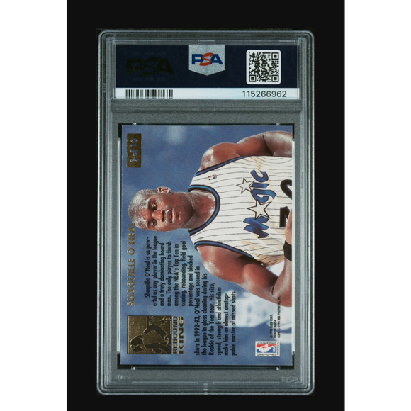 1993 ULTRA REBOUND KINGS #9 SHAQUILLE
O'NEAL REBOUND KINGS - Picture 3 of 4